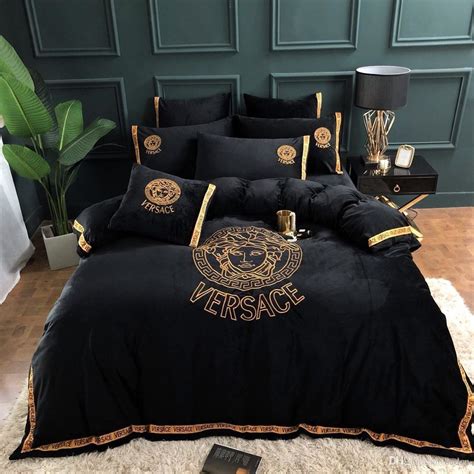 versace replica bedding set|versace bedding set king size.